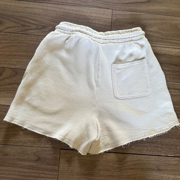 American Eagle | Size XXS | Beige Raw Hem Lounge Shorts - Picture 2 of 6
